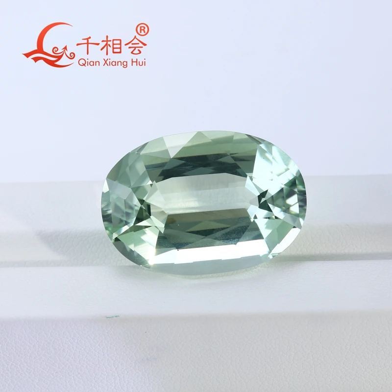 51.65ct 38ct oval shape Natural Green Quartz Decoration Gifts Loose Gemstone GTC certificated