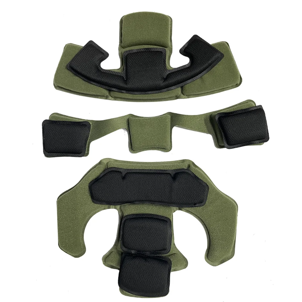Tactical Airsoft Helmet Padding kit Replacement Helmet Liner System Protective Cushion Mat Accessories fit Fast MICH ACH Helmet