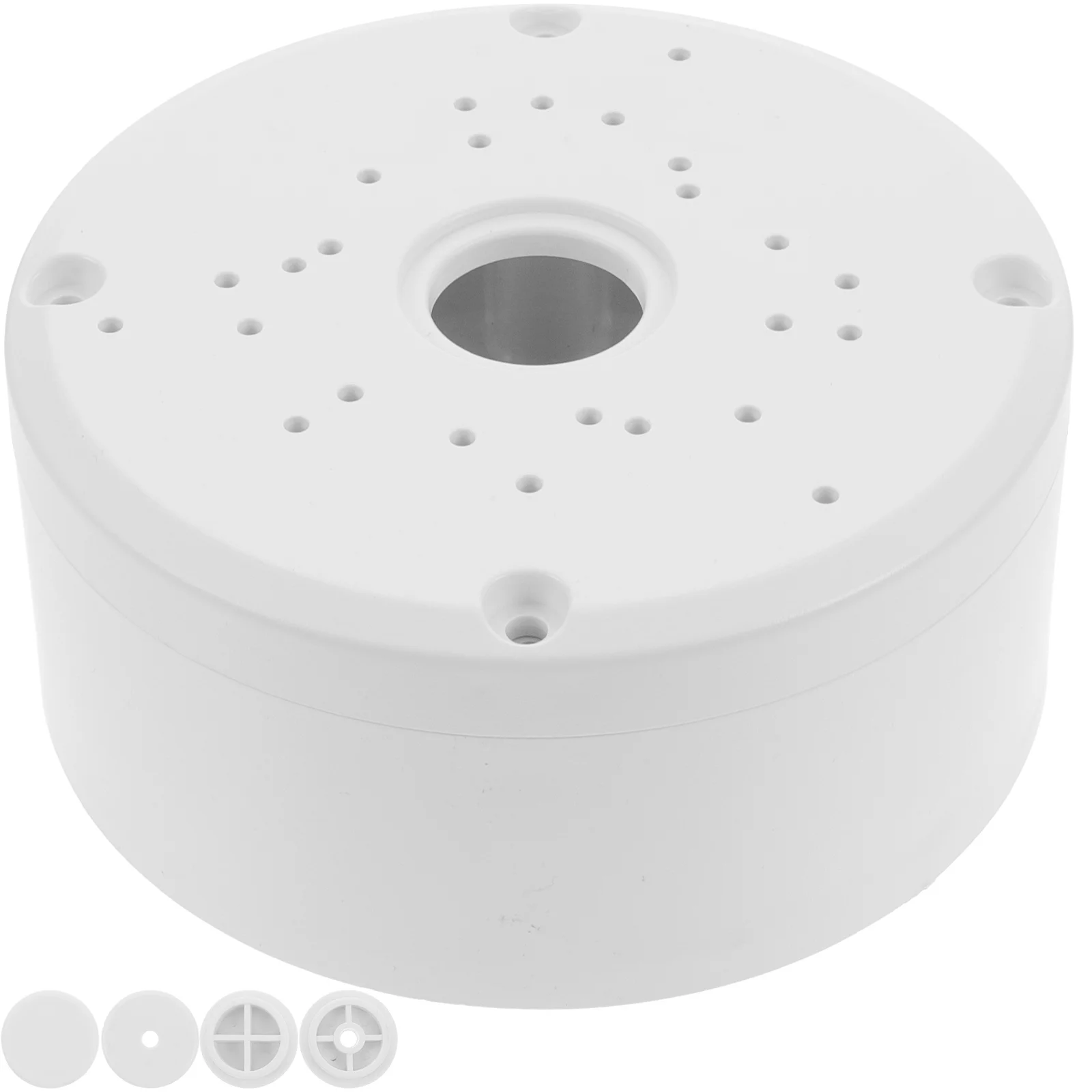 

Waterproof Storage Box 10MM Round Cable Junction Box Outdoor Extension Cord Safety Cover Plastic Wire Hider Durable Electric