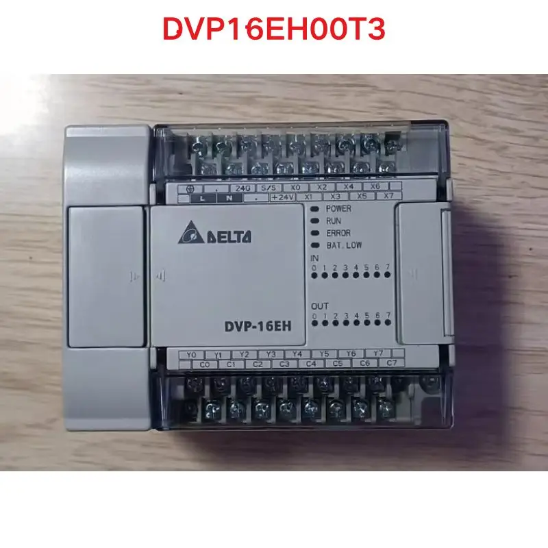 

Б/у функциональное тестирование PLC DVP16EH00T3 OK