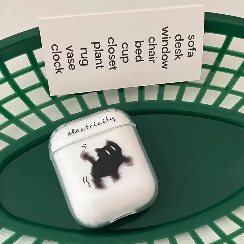 

Cute Cat Black Earphone Case for Airpods 4th 3rd 2 Pro 3 2 Shockproof Cover for Airpod 2 3 1 Protective Accessorie Shell Fundas