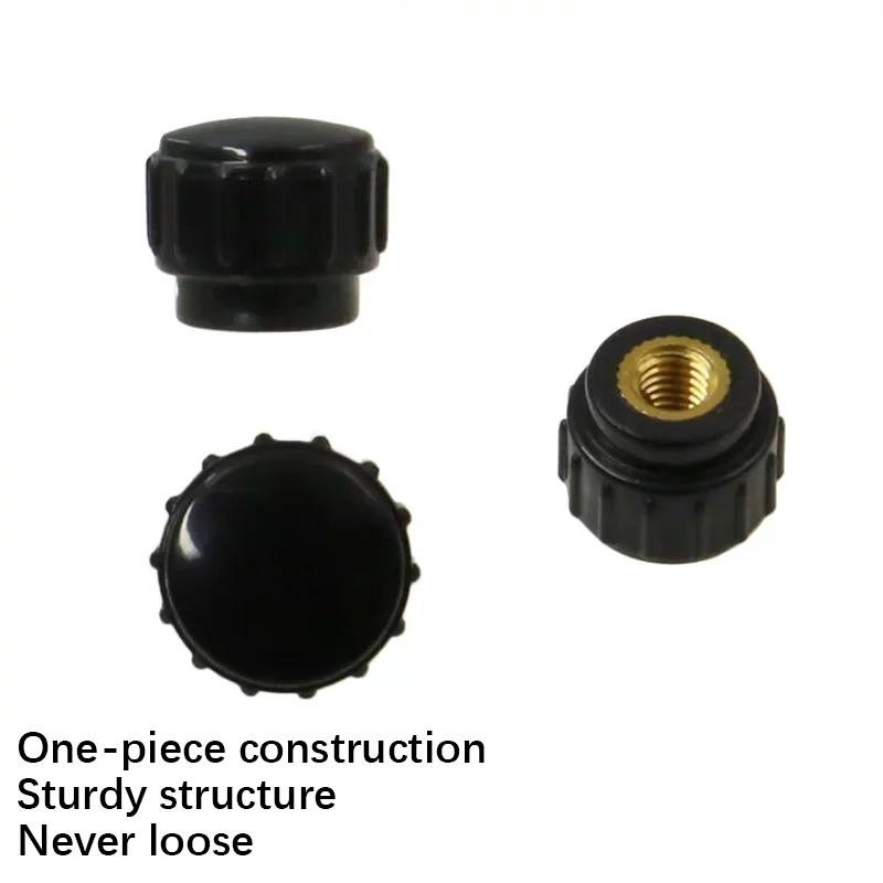 10/100pcs 15D Straight Grain Handle, Straight Grain Round Head Grip, Hand Twist Adjustment Knob B.193S-P M3 M4 M5