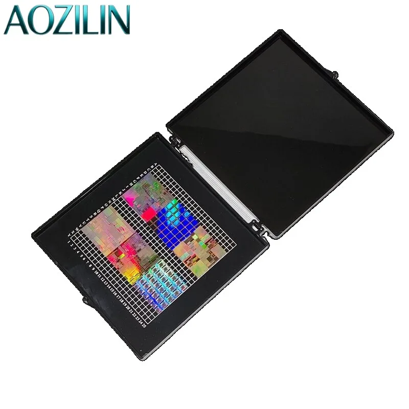 AOZILIN Silicon Wafer Bare Chip IC Chip Lithography Wafer for Education and Science Demonstration