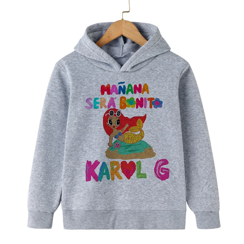 Manana Sera Bonito Karol G Bichot Kid Hoodies Children Sweatshirts Kids Clothes Hoodie Boys Girls Baby Tops Sweatshirt