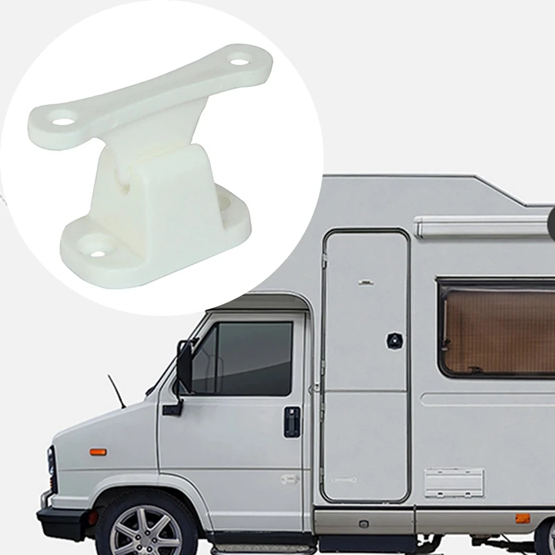 T-Shape Porta Kit Retentor, Door Stop, Retaining Catch Trava, Suporte, Branco, apto para RV Caravan, Motorhome, Barco, 3X