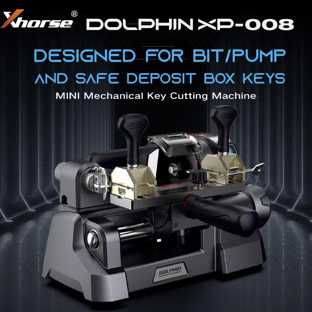 Xhorse Dolphin XP-008 XP008 Key Cutting Machine Mini Mechanical for Special Bit/ Double Bit Keys