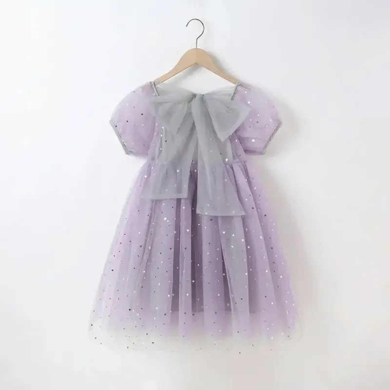 Girls Lace Princess Dress Summer Party Kids Children Clothes Elegant Lace Flower Girl Dresses