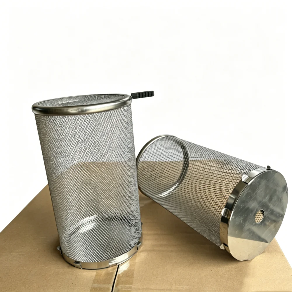 Metal Mesh Hookah Wind Cover with Top Cap & Fixed Clips Charcoal Guard Smoking Accessories Heat Protector for Outdoor & Bar Use