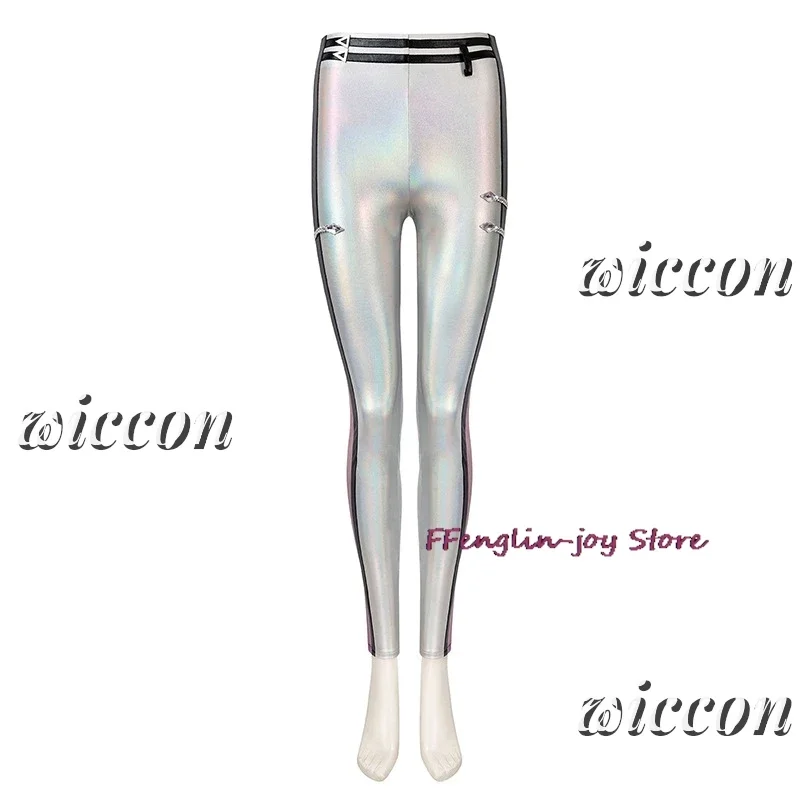 HN8 เกม LOL Kaisa คอสเพลย์เครื่องแต่งกาย KDA คอสเพลย์ชุดวิกผมเต็มผิวผู้หญิงเซ็กซี่ KDA All Out เครื่องแต่งกาย XXXL) 4Dc