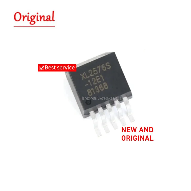 10PCS/LOT Original Genuine XL2576S-5.0E1 XL2576 TO-263 3A 40V 52khz Boost DC Power Converter NEW