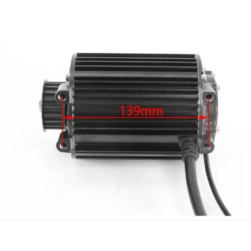 90 Mid Drive Motor Head Gen2, 85H 1500W V1 Permanent Magnet Brushless Gear Motor For Go Kart