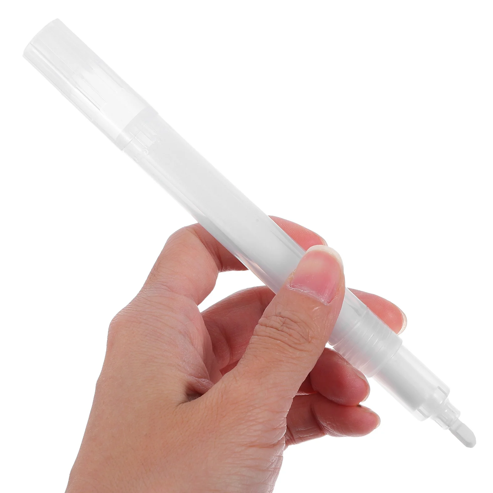 

10 pcs Refillable Markers Empty Paint Pens White Acrylic Permanent Fillable Art Markers For Graffiti Ceramic Glass Rock Painting