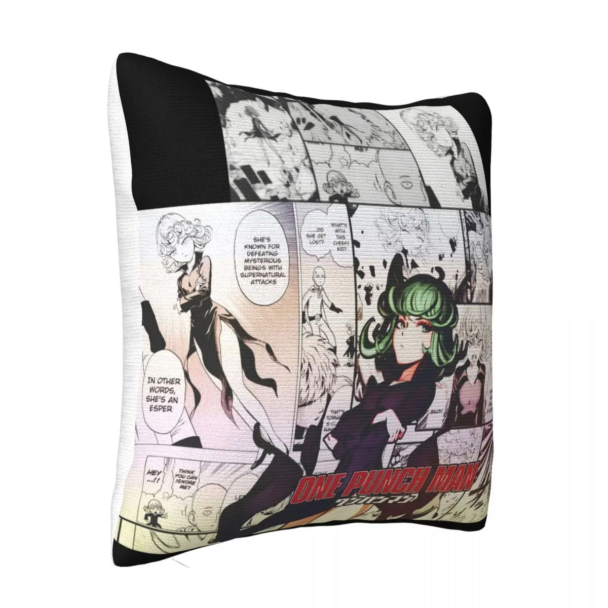 Short Printed One Punch Man Tatsumaki Customized Science Humour New Print Retro Designing Teenage New Arrival Pillow Case