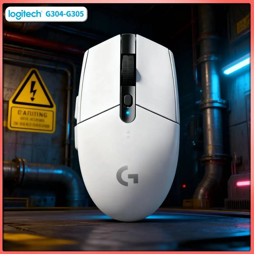 Logitech G305 Gaming Mouse with LIGHTSPEED, 12000 DPI HERO, 6 Programmable Buttons, 250h Battery, 99g, PC Mac Gamers Choice