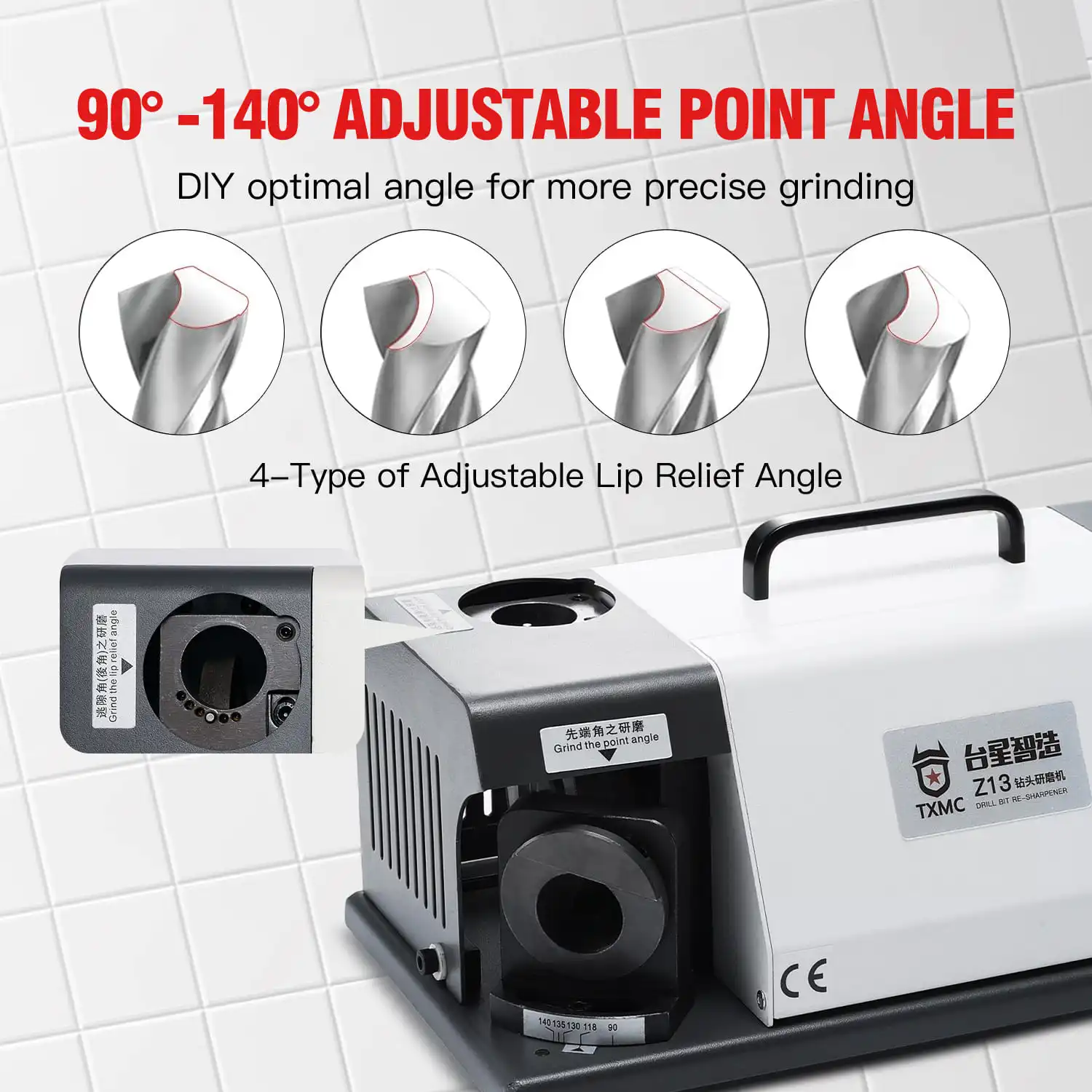 

Горячая распродажа: Универсальный станок для заточки сверл Z13 110В, прочный заточный станок для сверл