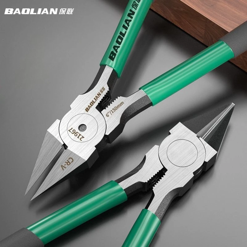 Baolian Industrial Grade Special Sharp Side Mouth Pliers,High Hardness Electrician Small Diagonal Pliers,Electrician Manual Tool