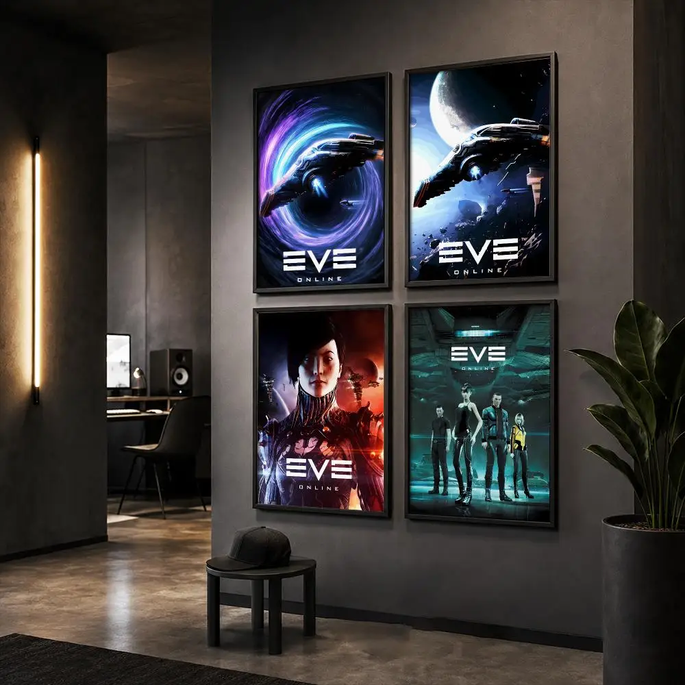 E-EVE O-Online Strategy Game Poster HD Home Wall Stickers House Hallway Living Room Bedroom Bar Office Decor Art Prints