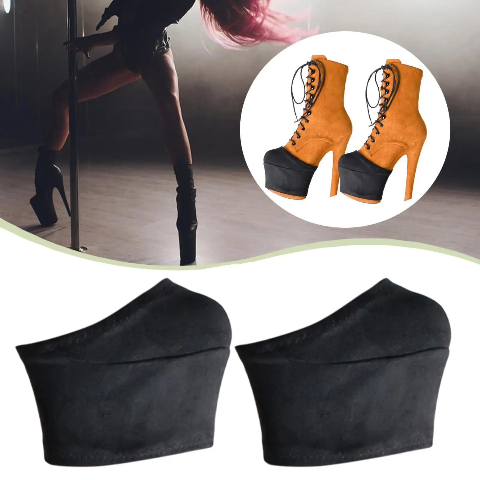 

Защитные накладки для обуви и ботинок, нескользящие на гладких полах, профессиональное снаряжение для танцовщиц, женские чехлы-накладки, носки-накладки для обуви