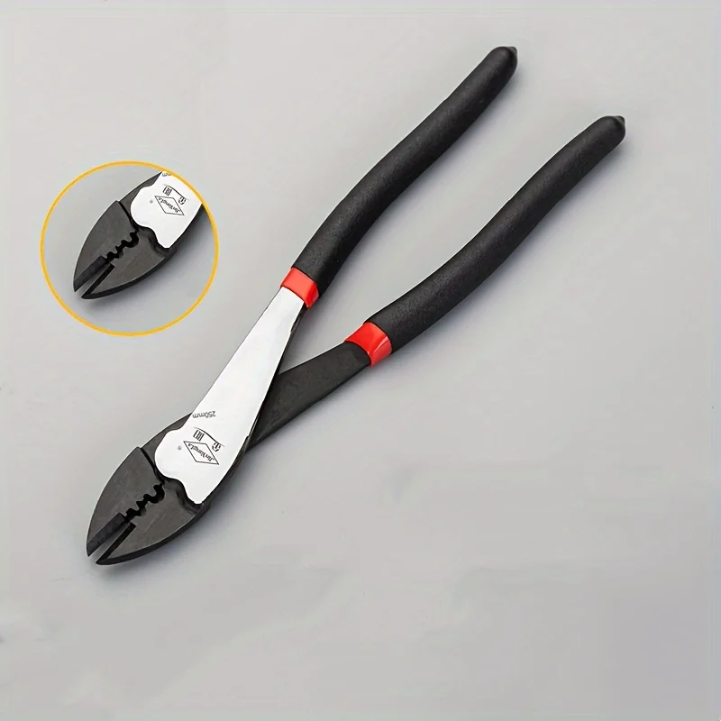 Imagem -05 - Multifuncional Wire Stripper para Eletricistas Alicate de Crimpagem Descascador de Fios Manuais Aço de Alto Titânio Ferramentas Manuais Cortador de Cabos 1pc