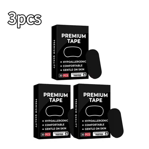 Anti Snoring Sleep Mouth Tape, Best Breathing Nasal Strips Medical Grade Improved Sleeping Snoring Relief - Image 9
