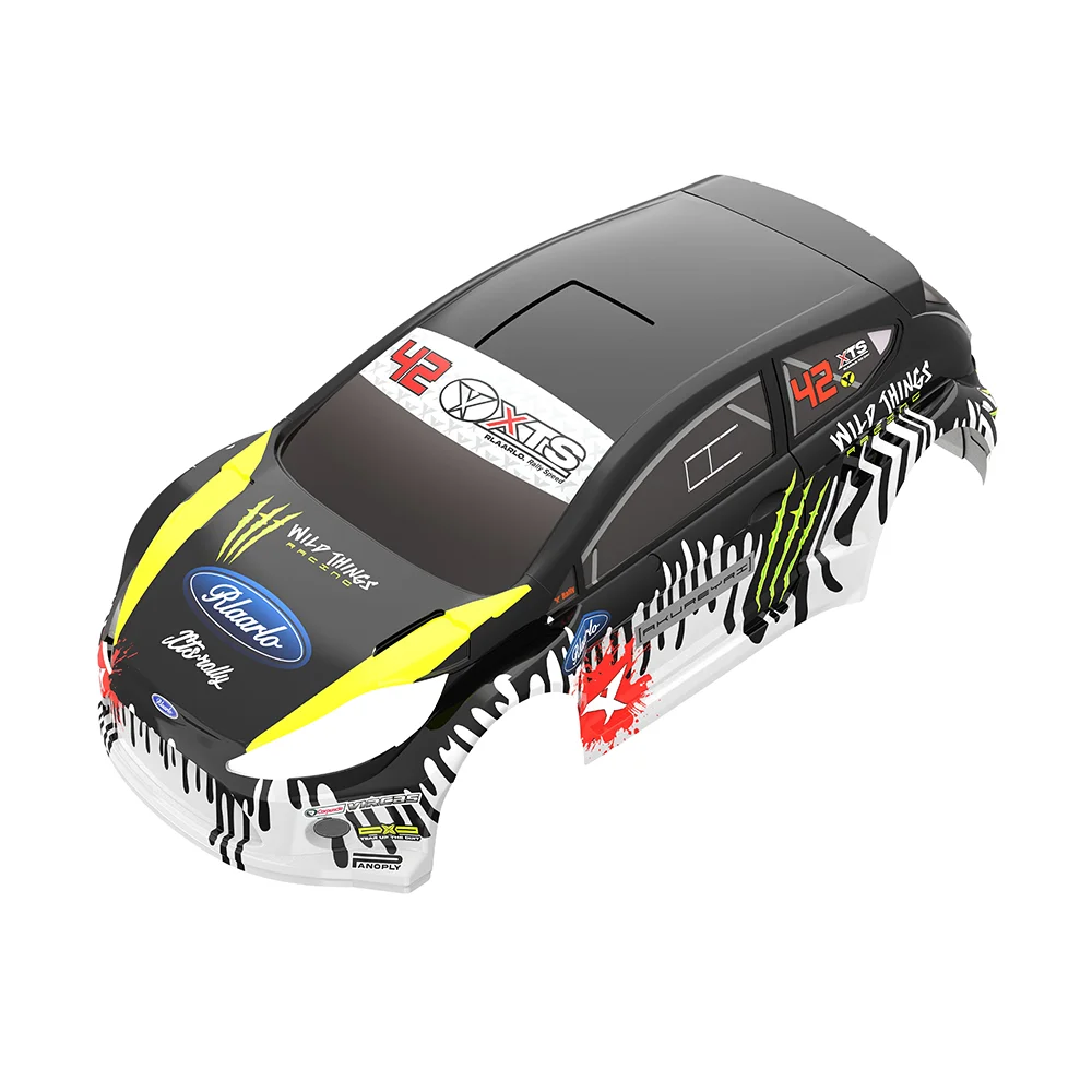RLAARLO XTS-F10 Car Rally Original Parts Body Shell carbon fibre livery/Metal plate livery/Clear Body Shell