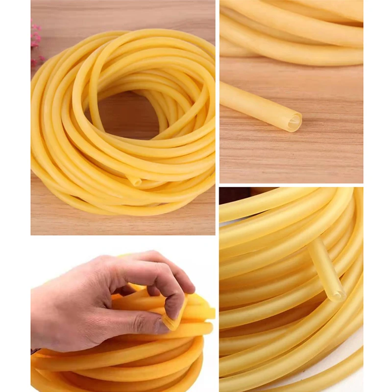 Natural Latex Elastic Band Slingshot Rubber Band Yellow Antifreeze Elastic Pull Rope Thickened Latex Tourniquet Rubber Tube