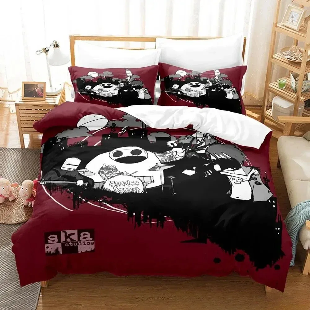 Charlie Murder Bedding Set Single Twin Full Queen King Size Bed Set Adult Kid Bedroom Duvet cover Sets Anime parure de lit Bed