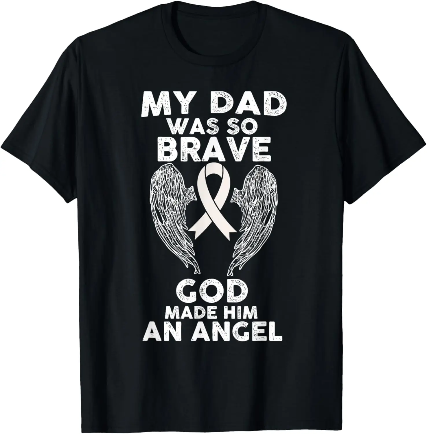 Lung Cancer Dad Ribbon T-Shirt