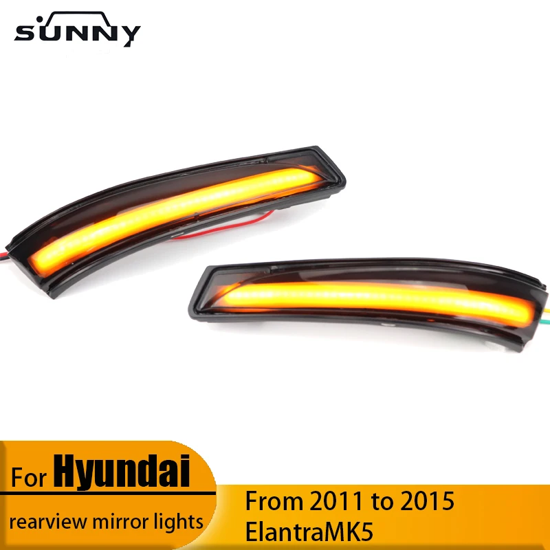 

For Hyundai Avante MK5 MD Veracruz 2011-2015 Mirror Lights Turn Signals