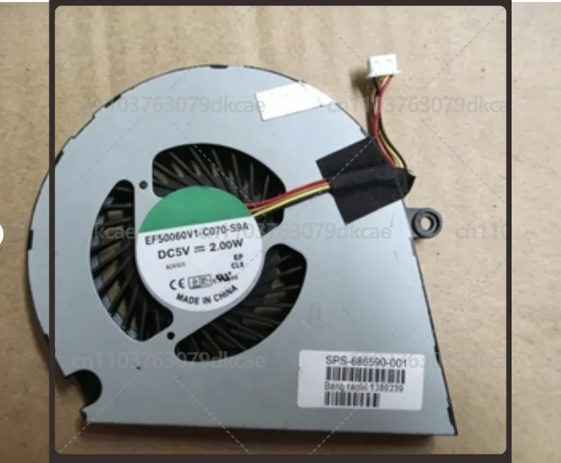 Ventilador de Laptop SSEA Novo para HP ENVY 4 ENVY 6 4-1000 6-1000, Ventilador de Resfriamento SPS 686580-001 DFS541105FC0T EF50060V1-C070-S9A