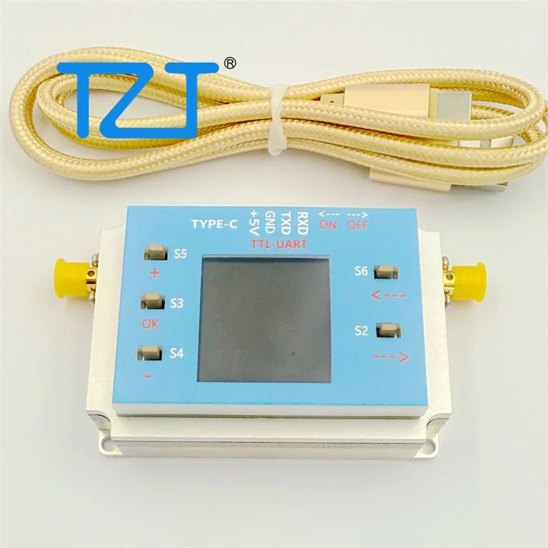 Módulo atenuador controlado programable Digital TZT 9K-8GHz/9K-12GHz pantalla TFT de 60dB con conector hembra SMA