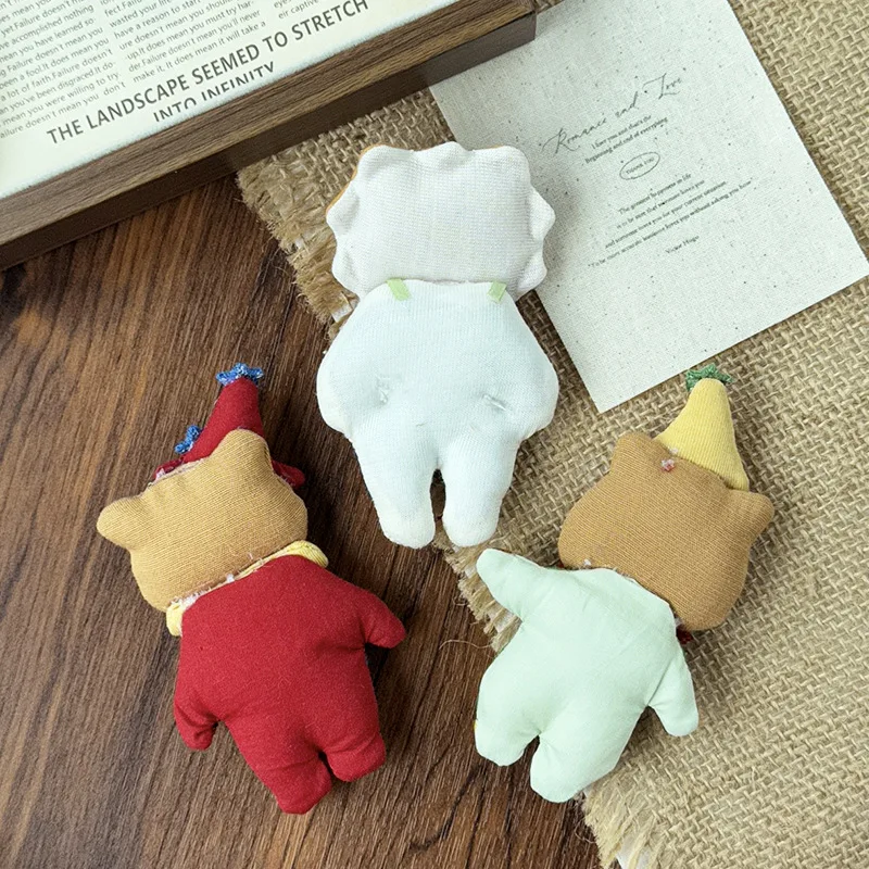 Fabric Brooch Cartoon Super Magician Cute Bag Pendant Pin Accessory for Hat Scarf Jacket Handmade Soft Mini Portable Versatile