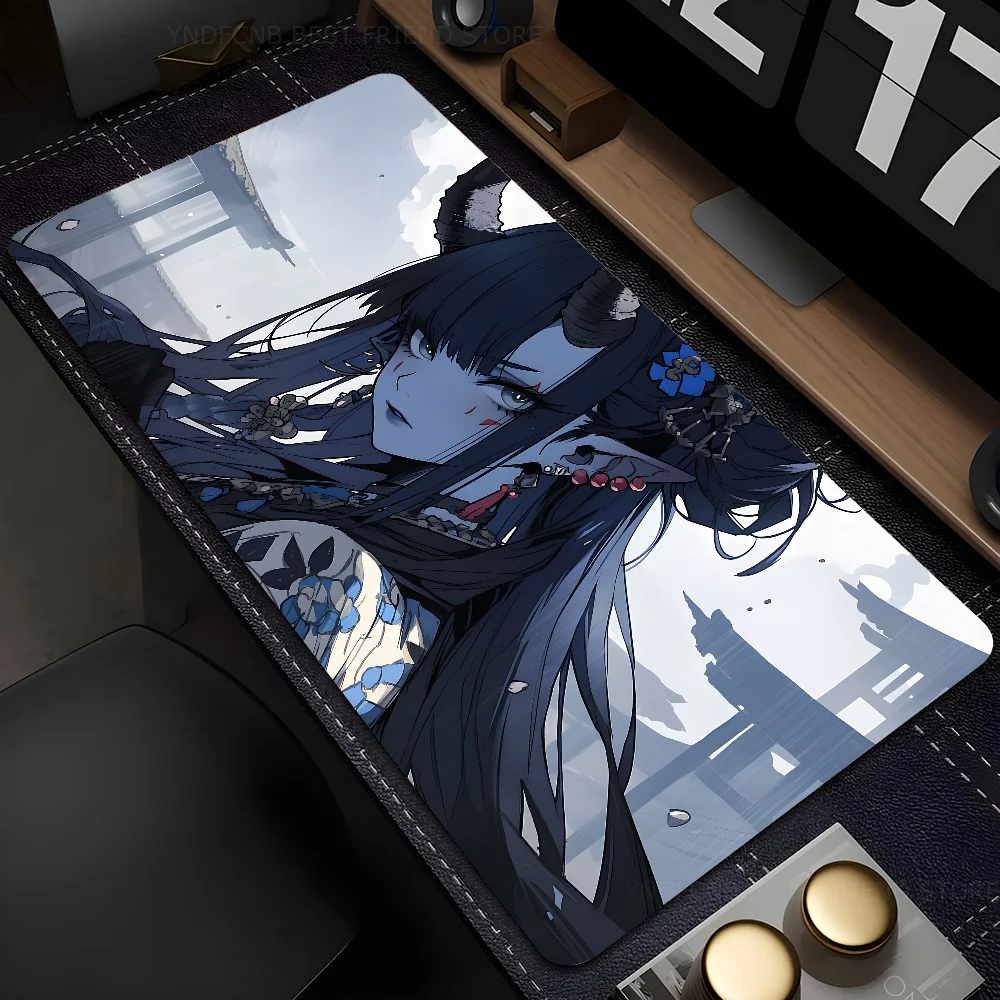 

Anime Girl Large Computer Gaming Accessories MousePads Desk Mats Anti-slip Laptop Soft Mice Pad