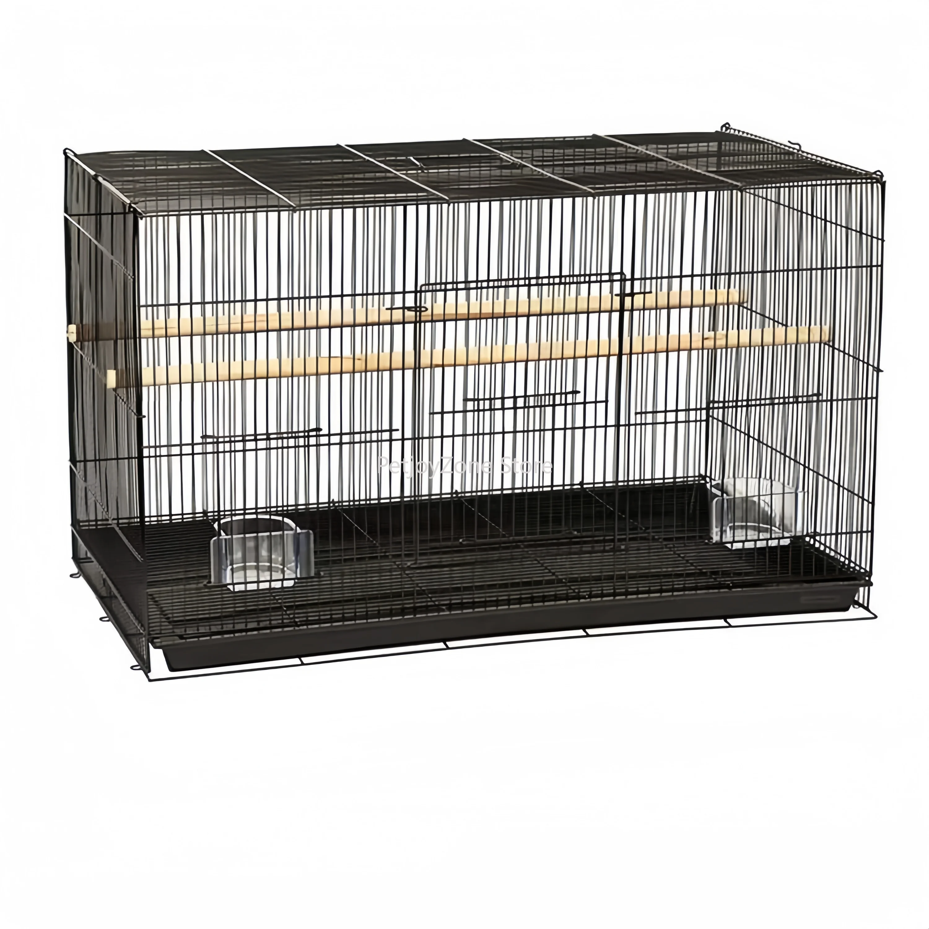 

Hot Seller Large Luxury Metal Bird Villa Sturdy Iron Frame Birdcage For Budgies And Lovebirds Solid Pattern Box Packed