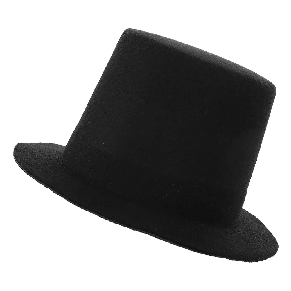 Small Mini Top Hat Decorative Cap for Crafts Cosplay Dress Up Cute Tiny Hats Accessories Small Tops Hat