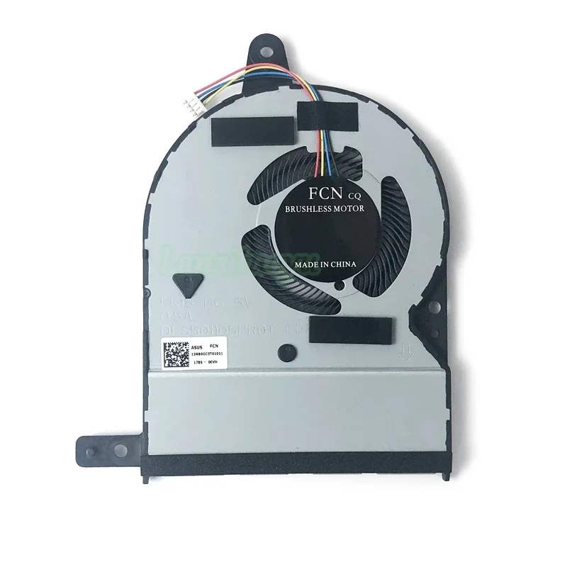 New Laptop CPU Cooling Fan for Asus TP510 TP510U TP510UA TP510UQ Cooler Radiator DFS501105PR0T FK15 DC 5V 0.5A 4pin