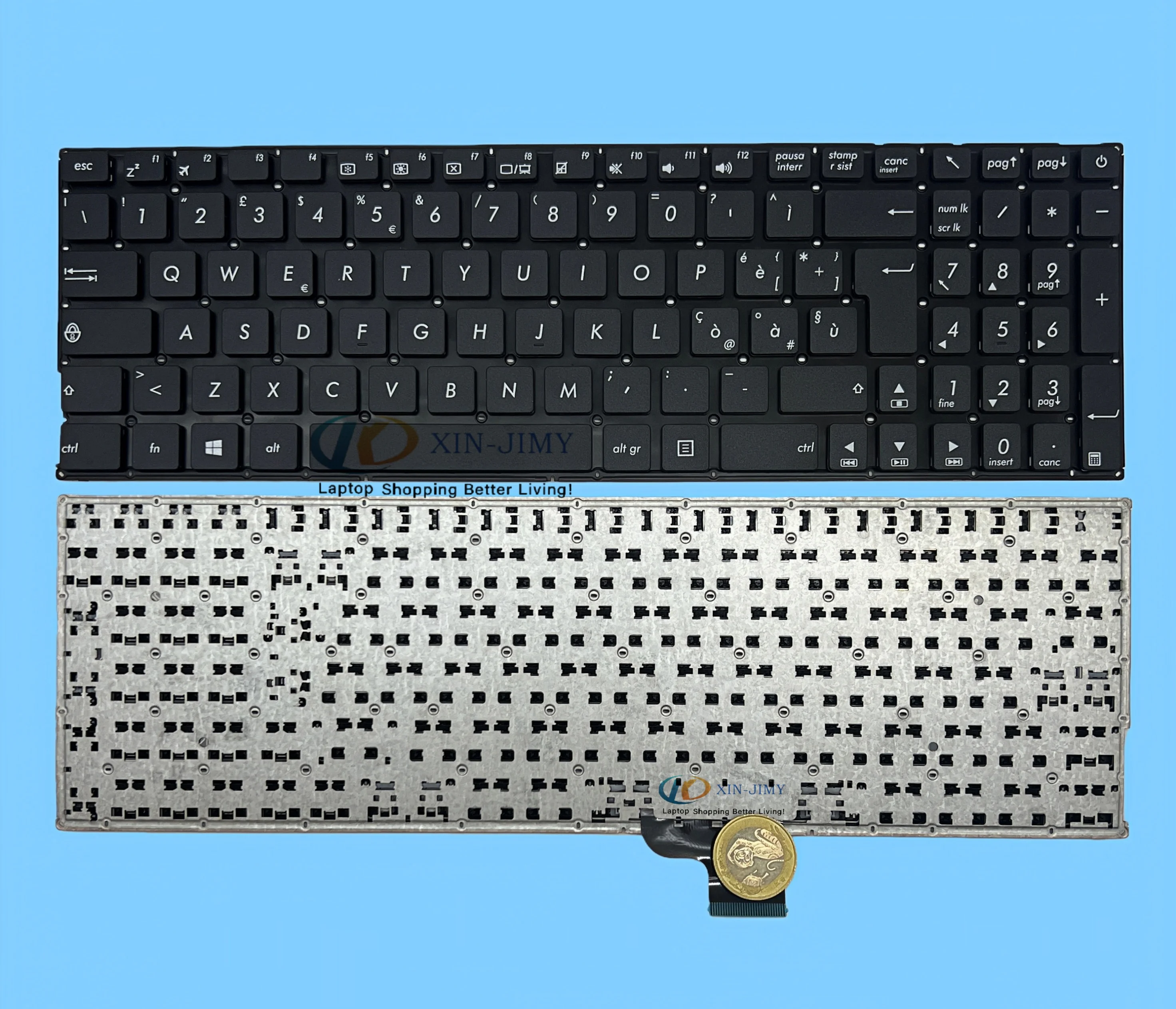 Nuevo teclado italiano IT sin retroiluminación para Asus UX510U UX510 V510UX UX510UA V510U u5000u UX510UW