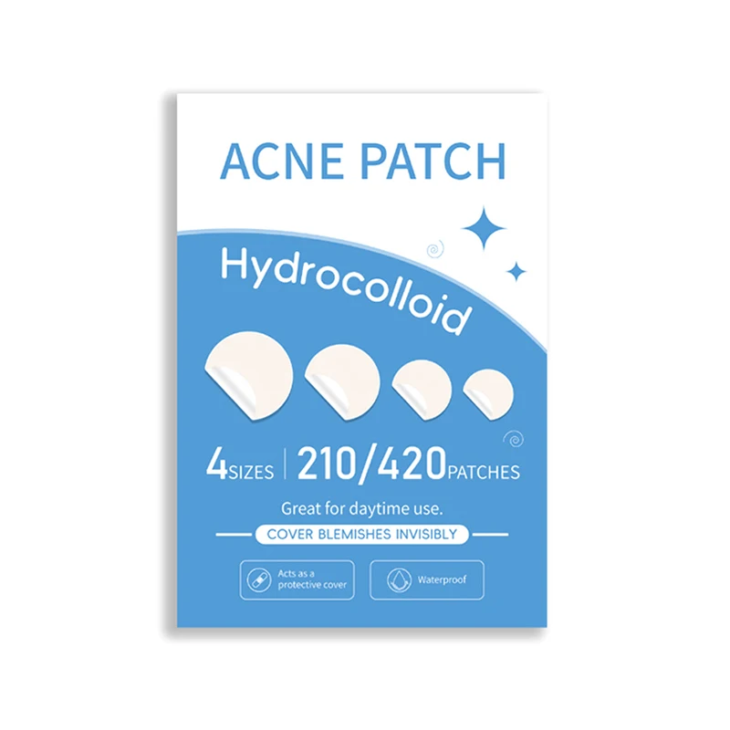 210/420 pezzi patch per l'acne riparazione dell'acne pulizia dell'acne invisibile e traspirante
