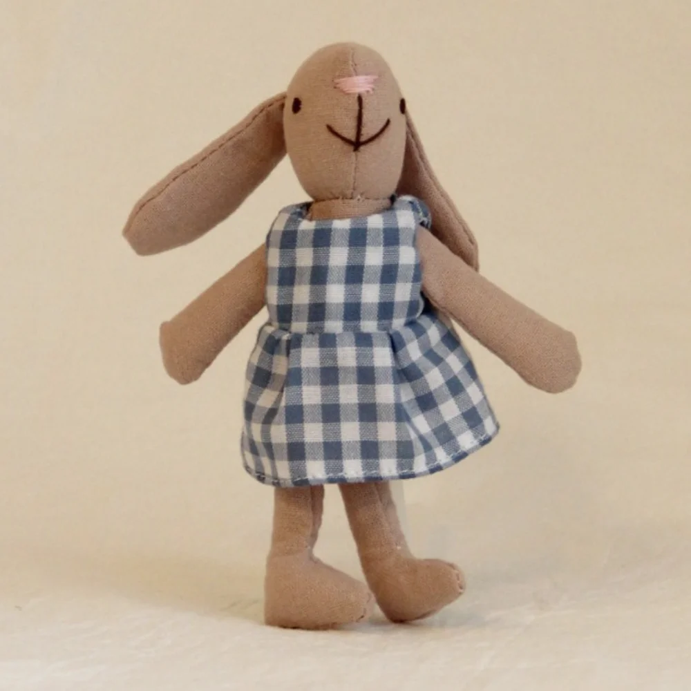 

Kids Toy Rabbit Waldorf Doll Knitting Dress Kawaii Cartoon Plush Stuffed Doll Native Stuffed Handmade Doll Toy Kindergarten