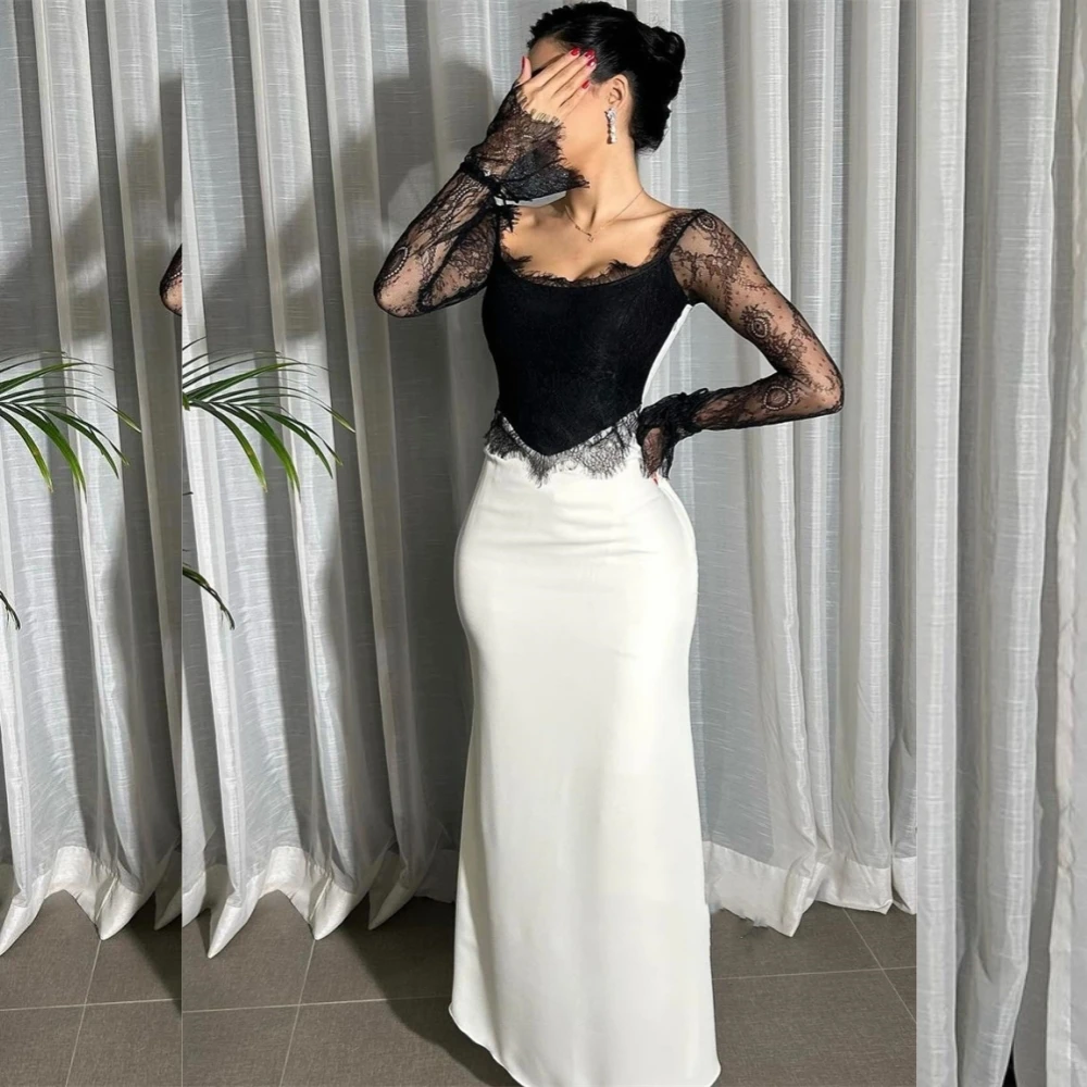 Jiayigong brilho baile de formatura cetim babados baile a linha pescoço quadrado sob medida vestido de ocasião vestidos midi