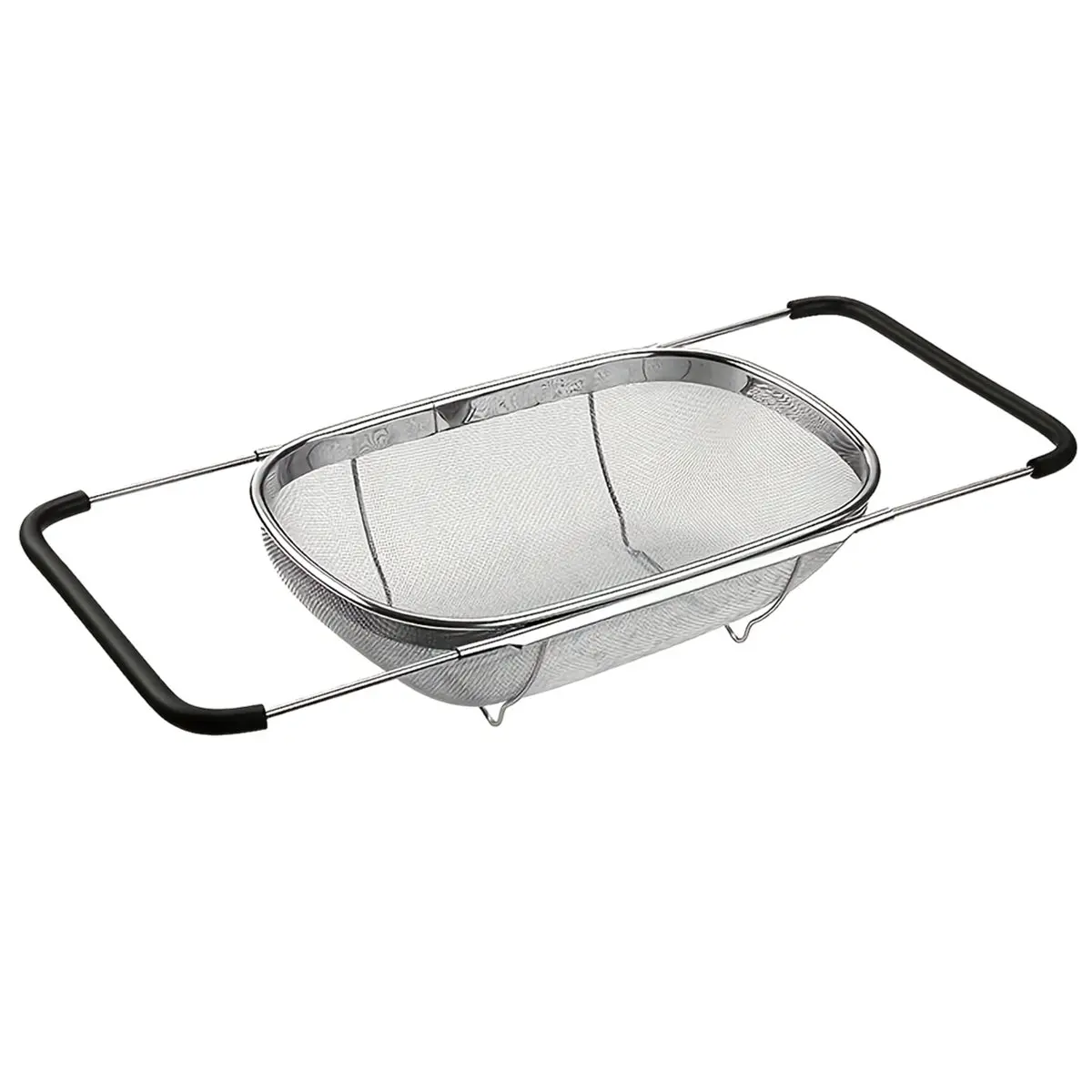 High Quality Adjustable Stainless Steel Sink Strainer and Fruit Vegetable Washing Basket - Multifunctional Kitchen Tool Set