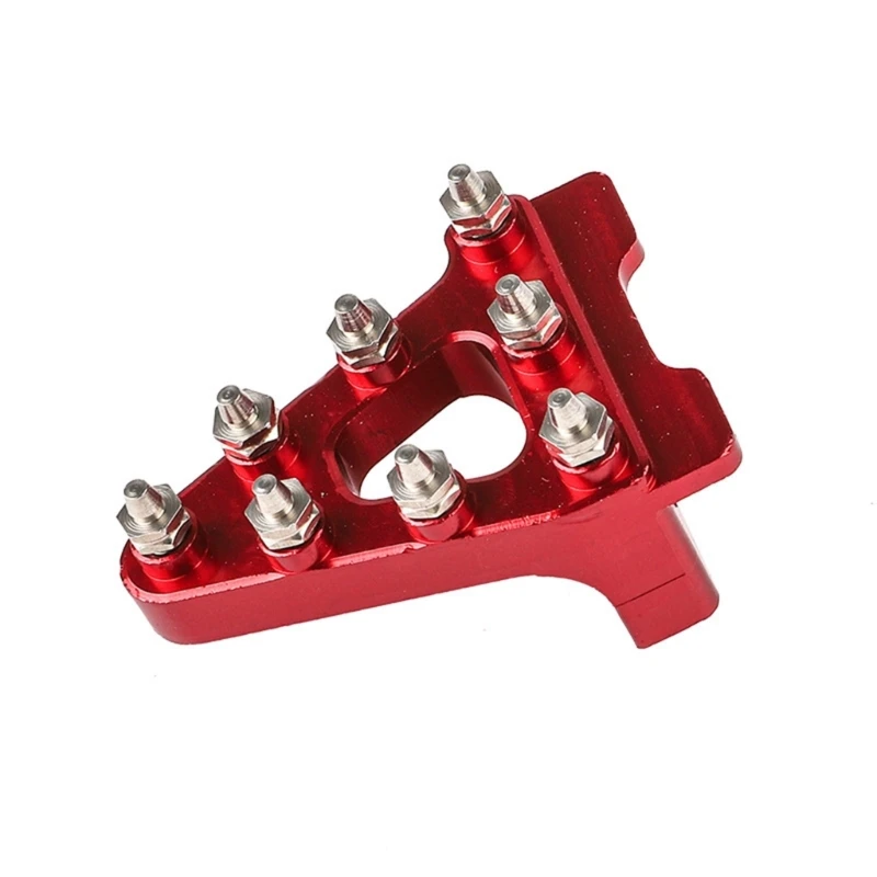  Motorcycle Brake Pedal Step Plates For CRF50 XR50 Bikes Nonslip Surfaces Enhanced Riding Safety