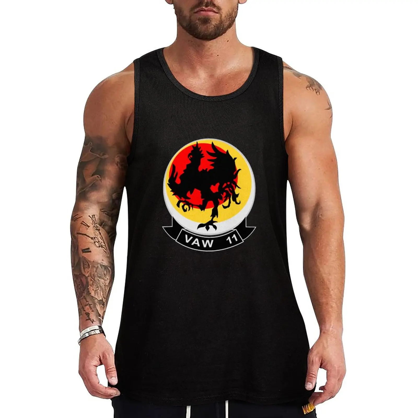 

Carrier Airborne Early Warning Squadron 11 (VAW-11) Early Elevens - US Navy Tank Top Classic Fit Undershirt Everyday Wear