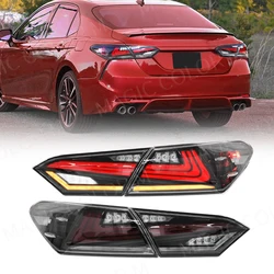 Tail Lights for Toyota Camry 2018 2019 2020 2021 2022 Rear Warning Brake Stop Fog Lamps Turn Signal Auto Car Accessories 12v