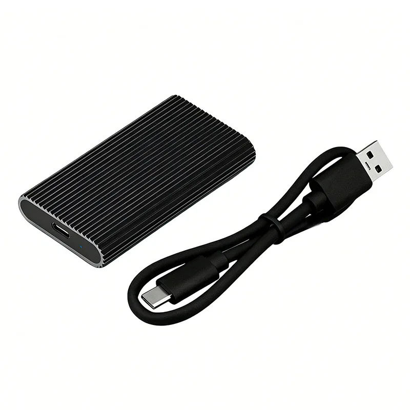 USB 3.1 Type-C Adapter SSD Box MSATA Solid State Drive Enclosure Case