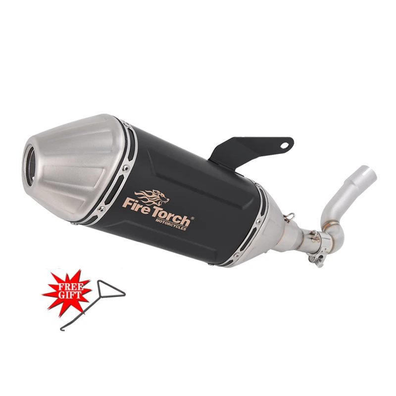 Slip On For Vespa GTS300 GTS 300 SUPER SPORT TECH TOURING SEI GIORNI 2021 - 2025 Motorcycle Exhaust System Link Pipe With Escape