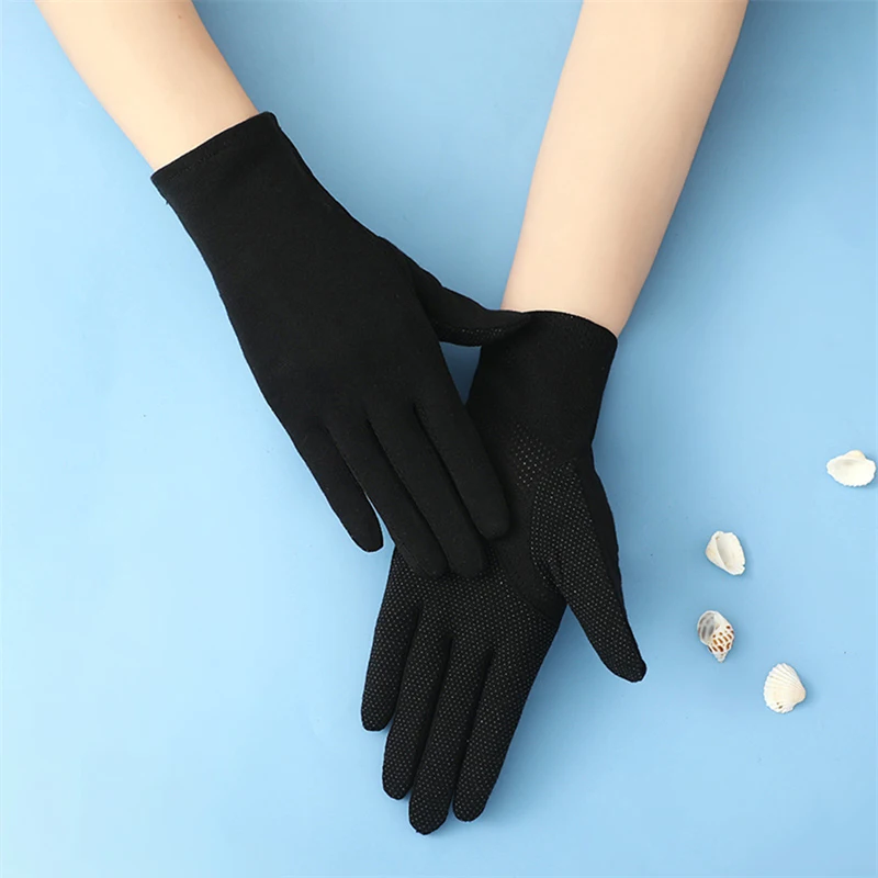 

Sunscreen gloves Thin Ice Silk Women's for Women and Men Driving Electric Motorcycles Fishing UV Protection, Anti Slip,ventilate