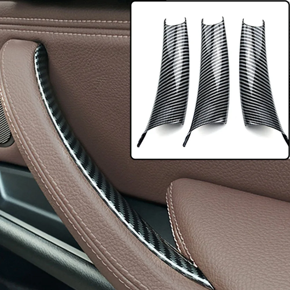 

Car Interior Door Handle Cover For BMW X5 For E70 For X6 For E71 For E72 2007 2014 Interior Trim Interior Decoration Upgrade