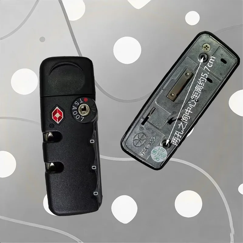 For TSA-306C Security Lock For Cabinet Doors 3-Digit Combination Padlock For Travel Bags Suitcases and Luggage Accessories