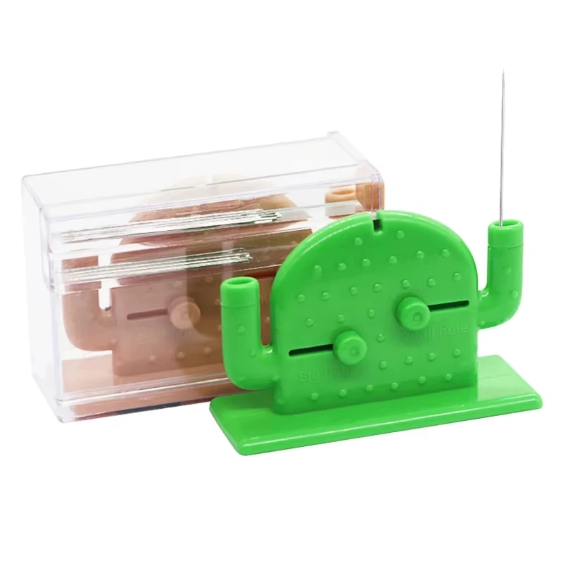 Automatic Sewing Needle Threader Easy to Use Tool for Hand Sewing And Machine Needles